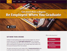 Tablet Screenshot of beemployedwhenyougraduate.com